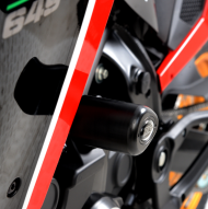 Краш тапи R&G RACING Aero Crash Protectors Black Moto Morini X-CAPE 650 22-26