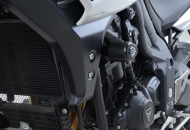 Dopuri de protecție R&G RACING Aero Crash Protectors Negre Triumph Tiger 1050 Sport 15-21