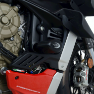 Προστατευτικά πρόσκρουσης R&G RACING Aero Black Ducati Streetfighter V4 20-26