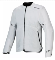 Summer motorcycle jacket ALPINESTARS C-1 AIR SILVER