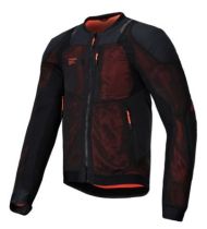 Summer motorcycle jacket ALPINESTARS TROOP-AIR PRO BLACK/RED
