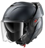 SHARK OXO BLANK Gun Metal modular helmet