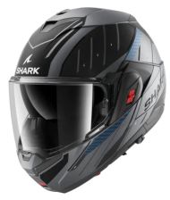 Modular helmet SHARK OXO RYDGER Mat Anthracite Blue Black