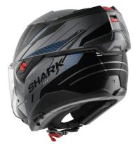 Modular helmet SHARK OXO RYDGER Mat Anthracite Blue Black