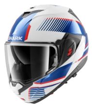 Modular helmet SHARK OXO SIKTER White Chrome Blue