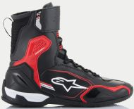 Cizme moto ALPINESTARS SUPER FASTER NEGRU/ROSU