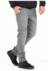 Motorcycle jeans JOHN DOE PIONEER MONO LIGHT GRAY - LONG