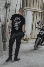 Motorcycle jeans PANDO MOTO BOSS DYN 01 - Slim-Fit Cordura® and BALISTEX