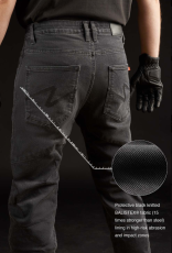 Motorcycle jeans PANDO MOTO BOSS DYN 01 - Slim-Fit Cordura® and BALISTEX