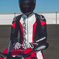 Motorcycle team SPIDI LASER PRO PERFORATED RED