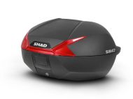 Motorcycle suitcase SHAD SH47 RED