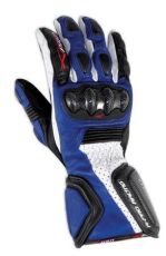 Motorcycle gloves A-PRO TILT CARBON BLUE