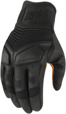 Motorcycle gloves ICON 1000 NIGHTBREED - BLACK