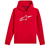 Motorcycle sweatshirt ALPINESTARS AGELESS V3 RED/WHITE