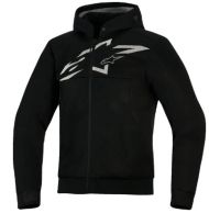 Мото суитшърт ALPINESTARS HOODIE CHROME SUPERAIR BLACK/GRAY/WH