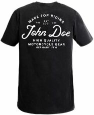 Tricou Moto JOHN DOE JD LETTERING BK