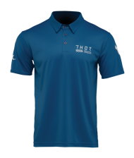 Мото тениска THOR POLO CORPO STORM BLUE