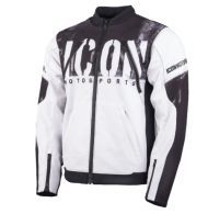 ICON Merc3™ ANOMALY WHITE Moto Jacket