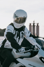 ICON Merc3™ ANOMALY WHITE Moto Jacket