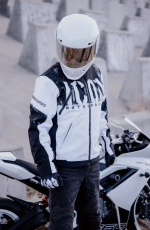 ICON Merc3™ ANOMALY WHITE Moto Jacket
