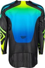 Tricou motocross FLY RACING Evolution DST S.E. Zen - Negru/Albastru/Hi-Vis 2025