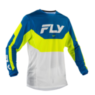 Motocross shirt FLY RACING Kinetic Mesh Jersey Blue / White / Hi-Vis
