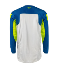 Motocross shirt FLY RACING Kinetic Mesh Jersey Blue / White / Hi-Vis