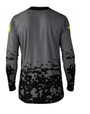 Motocross shirt FLY RACING Lite Flake - Grey/Hi-Vis/Black