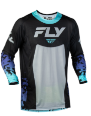 Motocross blouse FLY RACING Lite Flake- Black/Grey/Multi