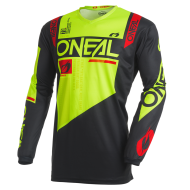 Мотокрос блуза O`NEAL ELEMENT FACTOR BLACK/NEON YELLOW V.27