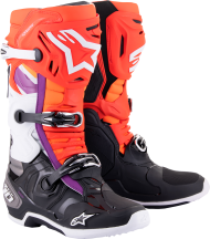 Μπότες μοτοκρός ALPINESTARS TECH 10 BK/RD/OR/WT