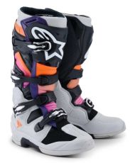 Μπότες μοτοκρός ALPINESTARS TECH 7 BLK/LT GY/ORG FL/MAG