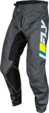 Pantaloni de motocross FLY RACING Kinetic Prix-Ghey Grey/Charcoal/Hi-Vis
