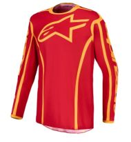 Мотокрос джърси ALPINESTARS FLUID APEX V2 RED/GLD
