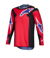 Мотокрос джърси Alpinestars FLUID GRID RED/BLACK/PURPLE