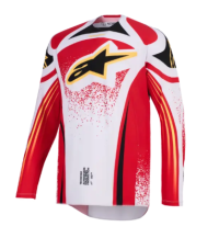 Мотокрос джърси Alpinestars TECHSTAR NOMUR GRAY/RED/BLACK