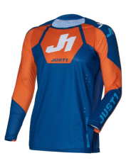 Tricou Motocross Just1 J-Flex 2.0 District Albastru/Portocaliu