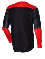 Tricou Motocross Just1 J-Force Hexa Roșu/Negru/Alb