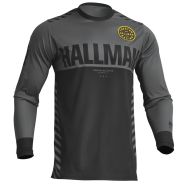 Tricou Motocross THOR HALLMAN DIFFER SLICE CHARCOAL/NEGRU