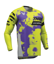 Мотокрос джърси THOR LAUNCHMODE BLEACH GRAY/ACID