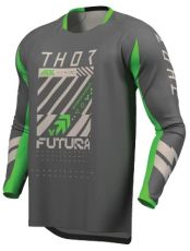 Tricou Motocross THOR LAUNCHMODE FUTURA CHAR/VERDE