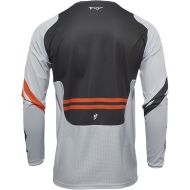 Мотокрос джърси THOR PULSE CUBE LIGHT GRAY/RED ORANGE