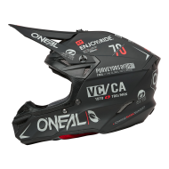 Motocross helmet 5SERIES POLYACRYLITE BRAND BLACK/GRAY