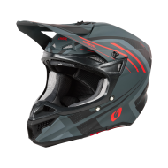 Κράνος Motocross 5SERIES POLYACRYLITE SPIKE ΓΚΡΙ/ΚΟΚΚΙΝΟ V.25