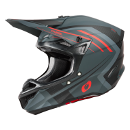 Κράνος Motocross 5SERIES POLYACRYLITE SPIKE ΓΚΡΙ/ΚΟΚΚΙΝΟ V.25