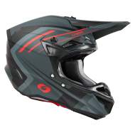 Κράνος Motocross 5SERIES POLYACRYLITE SPIKE ΓΚΡΙ/ΚΟΚΚΙΝΟ V.25