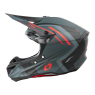 Κράνος Motocross 5SERIES POLYACRYLITE SPIKE ΓΚΡΙ/ΚΟΚΚΙΝΟ V.25