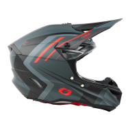 Κράνος Motocross 5SERIES POLYACRYLITE SPIKE ΓΚΡΙ/ΚΟΚΚΙΝΟ V.25