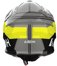 Cască motocross AIROH AVIATOR ACE 2 FURY GALBEN LUCIOS