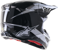 Κράνος μοτοκρός ALPINESTARS SM10 AMP BLK/WT